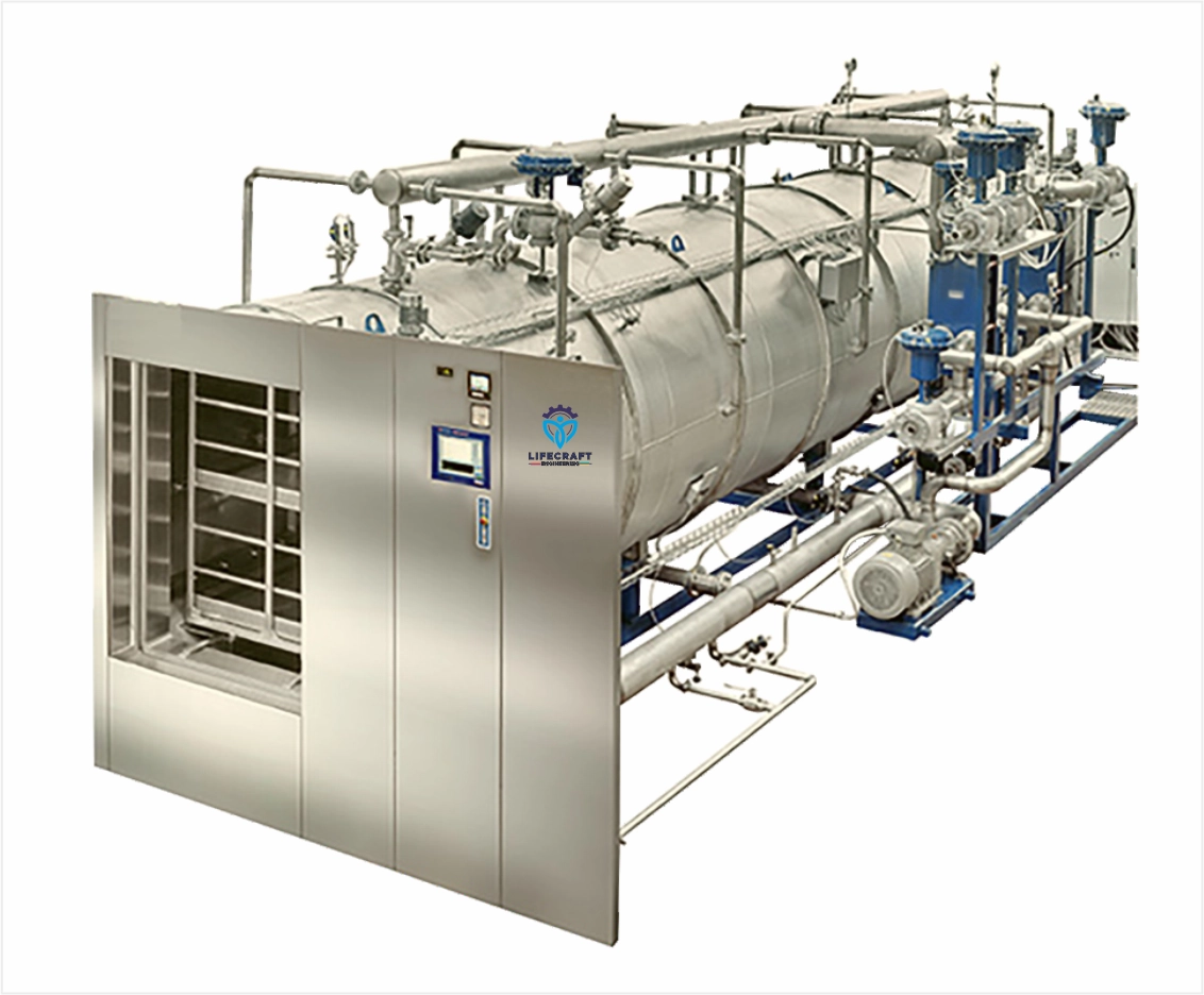 SUPER-HEATED WATER SPRAY STERILIZER