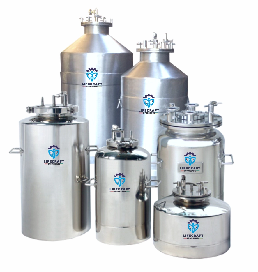 PRESSURE AND FILLING VESSEL CAP. 5 LTR TO 500 LTRS